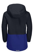 Jack Wolfskin Übergangsjacke Snowy Days (wasser- und winddicht, Fleece-Innenseite) blau Kinder